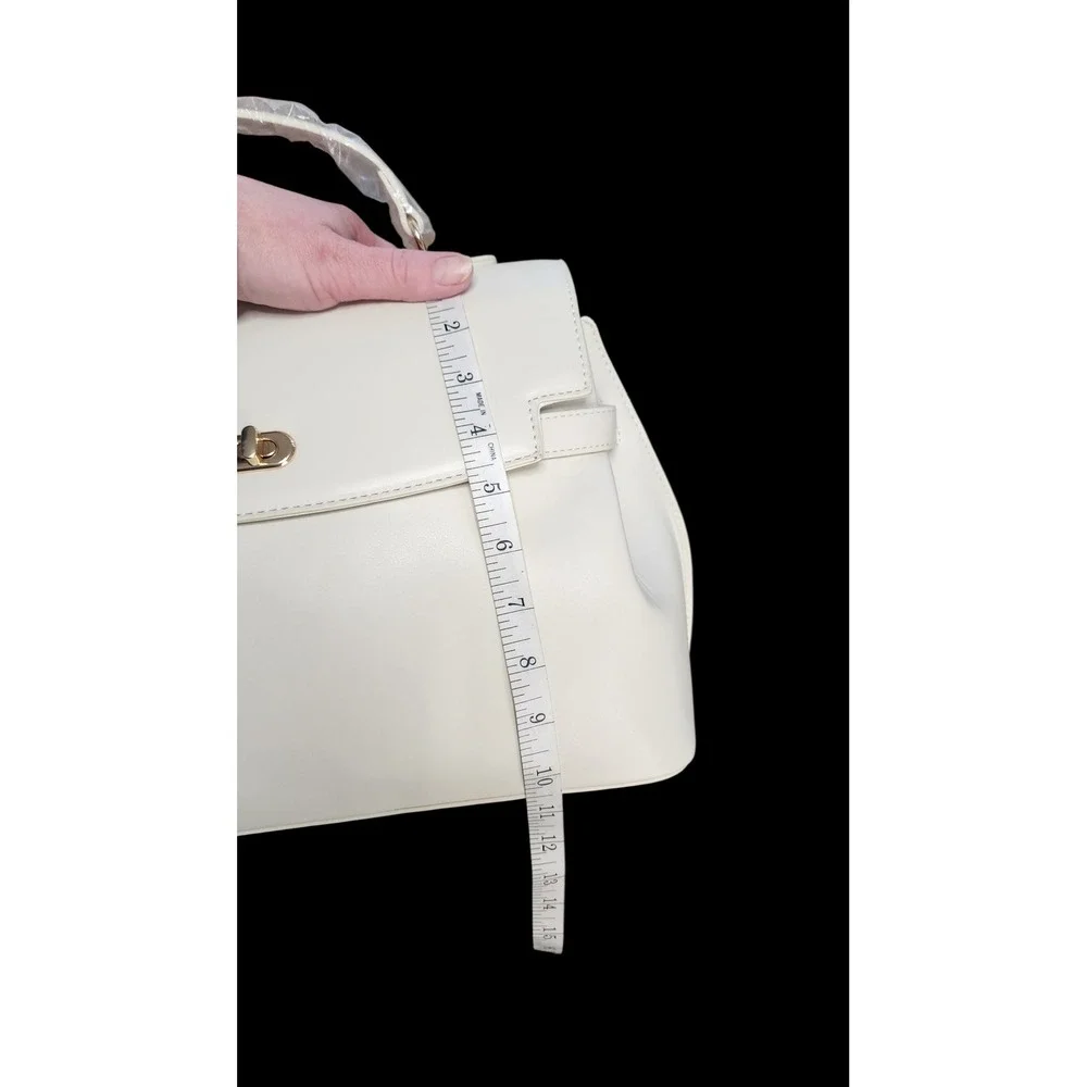 Cavalli Class‎ Tatiana Large Top Handle Bag White Asparagus CCS25605 WHAS NEW